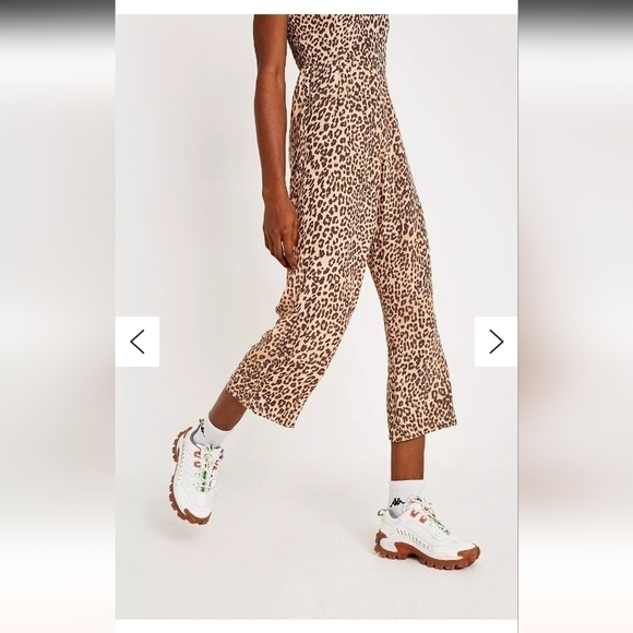 Faithfull The Brand Elsa Leopard Print Jumpsuit, Sz 4 - Picture 8 of 16